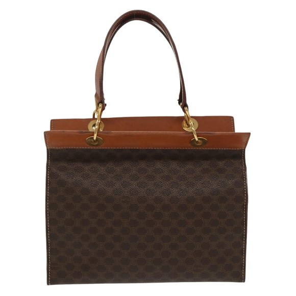 Celine Macadam Handbag Macadam with leather Brown Canvas - Picture 2 of 10